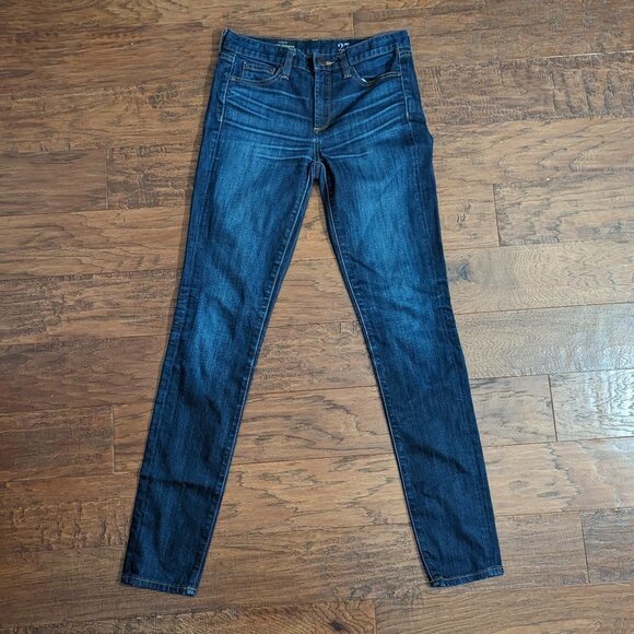 J. Crew Women's Skinny Jeans - Dark Blue - Picture 2 of 6